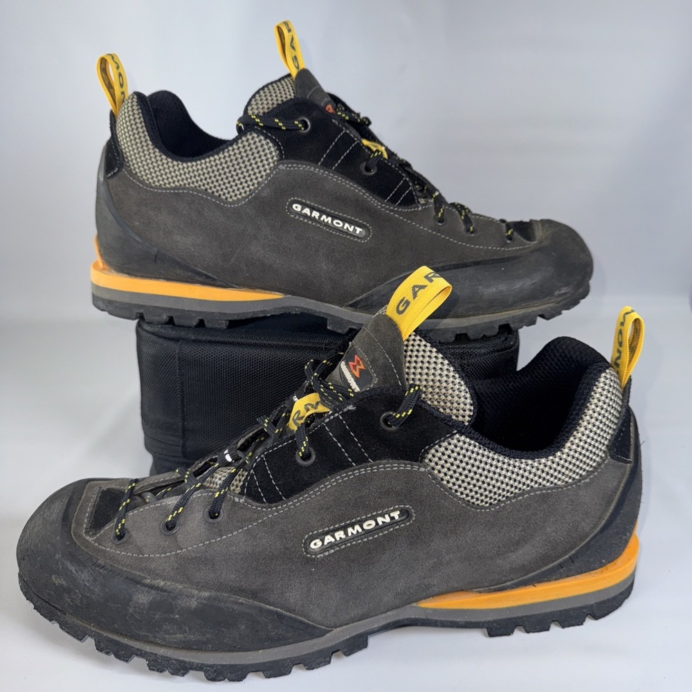Garmont Men's Vibram Outdoor Hiking‎ Trail Black/Gray Shoes Size 14